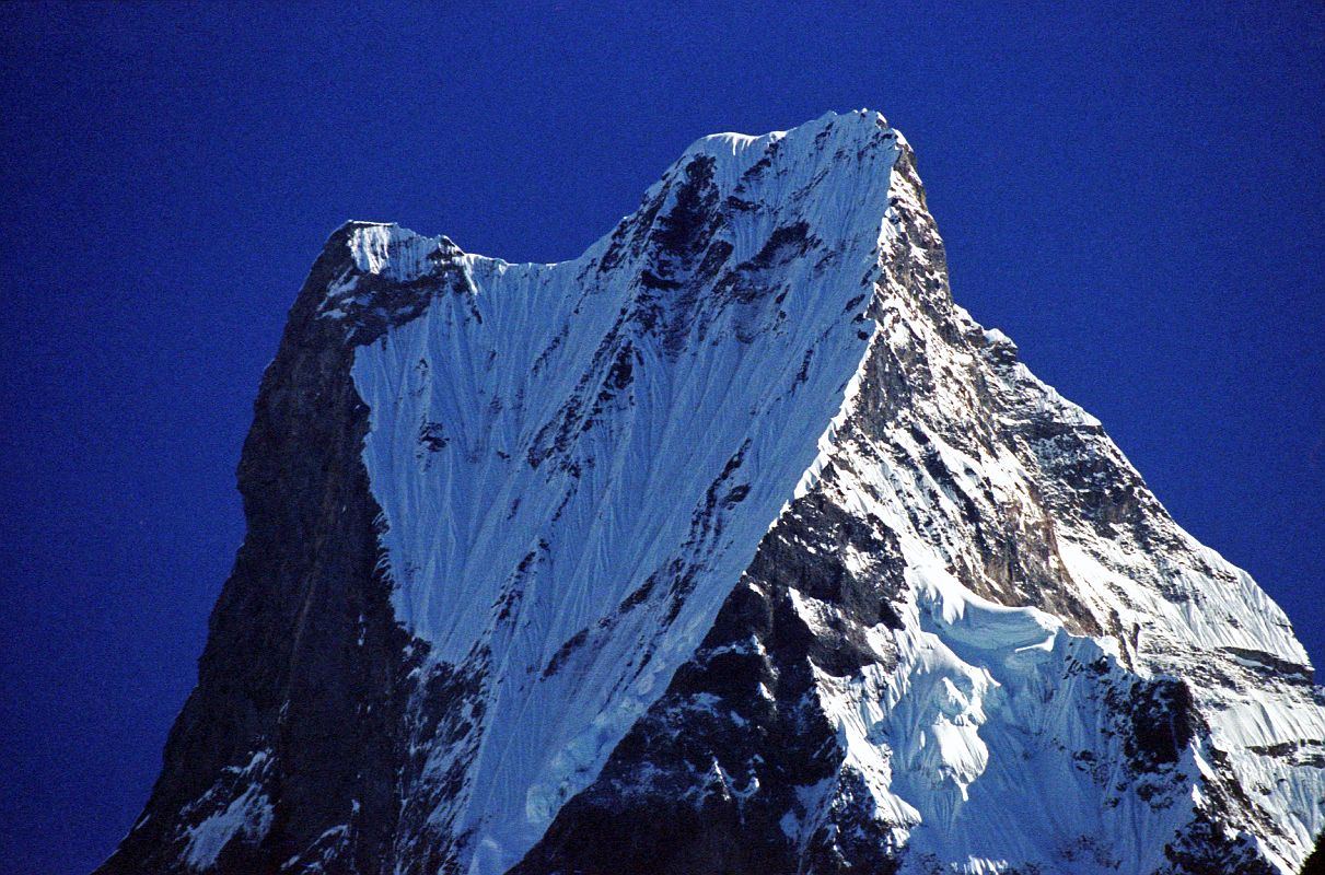 106 Machupuchare Close Up From Modi Khola Valley